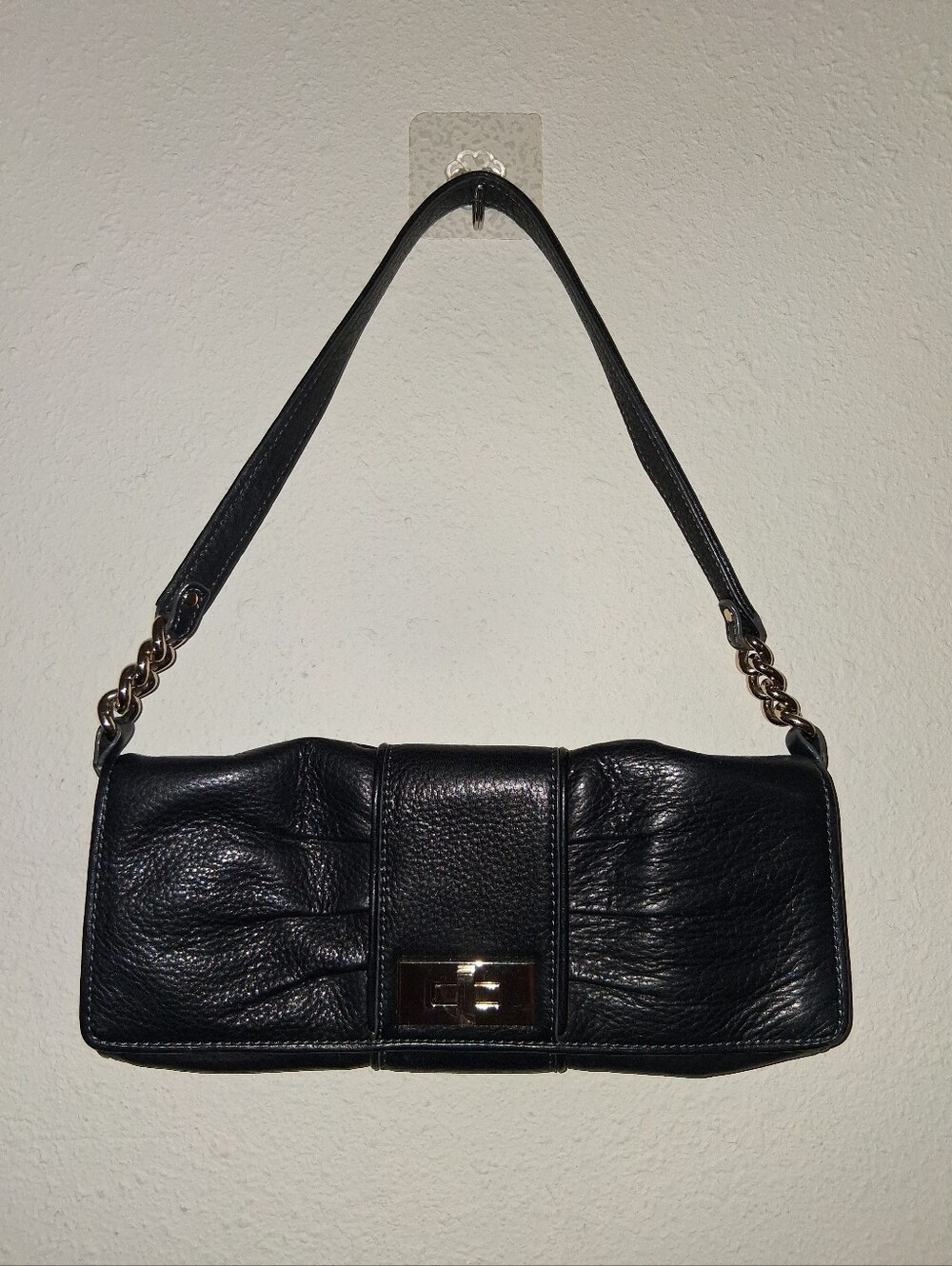 Liz Claiborne Long Black Shoulder Bag